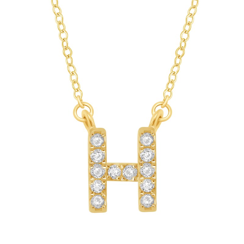 H on sale diamond necklace