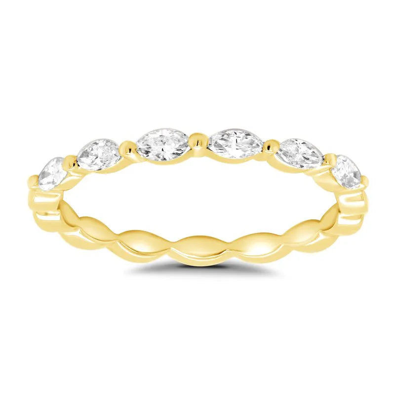 Marquise eternity deals band